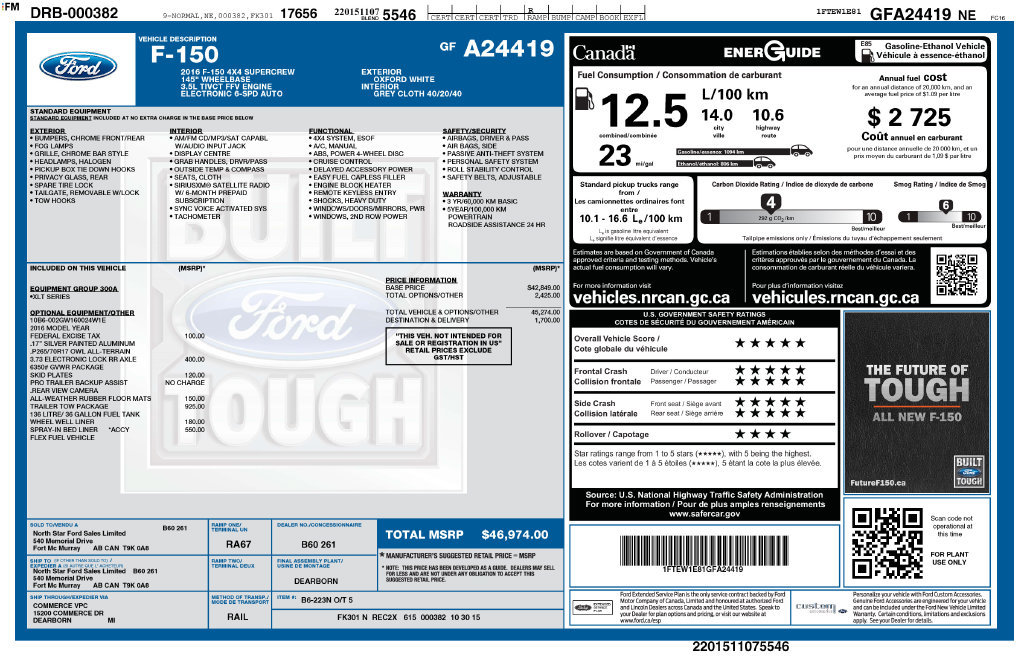 Used 2016 Ford F150 XLT w/ Trailer Tow Package AWD/4WD image 3