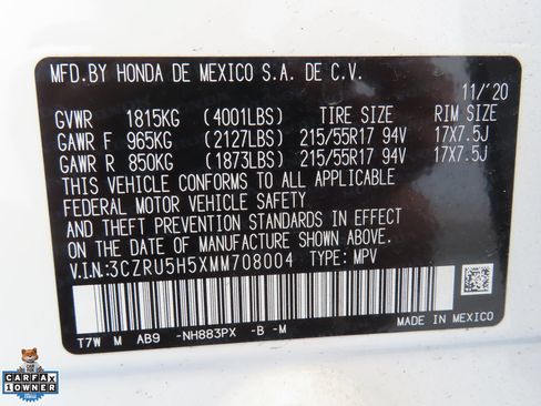 Used 2021 Honda HR-V EX image 28