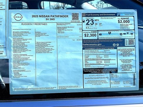 New 2025 Nissan Pathfinder SV image 12