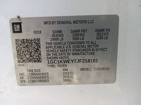 Used 2018 Chevrolet Silverado 2500 LTZ w/ Duramax Plus Package image 36