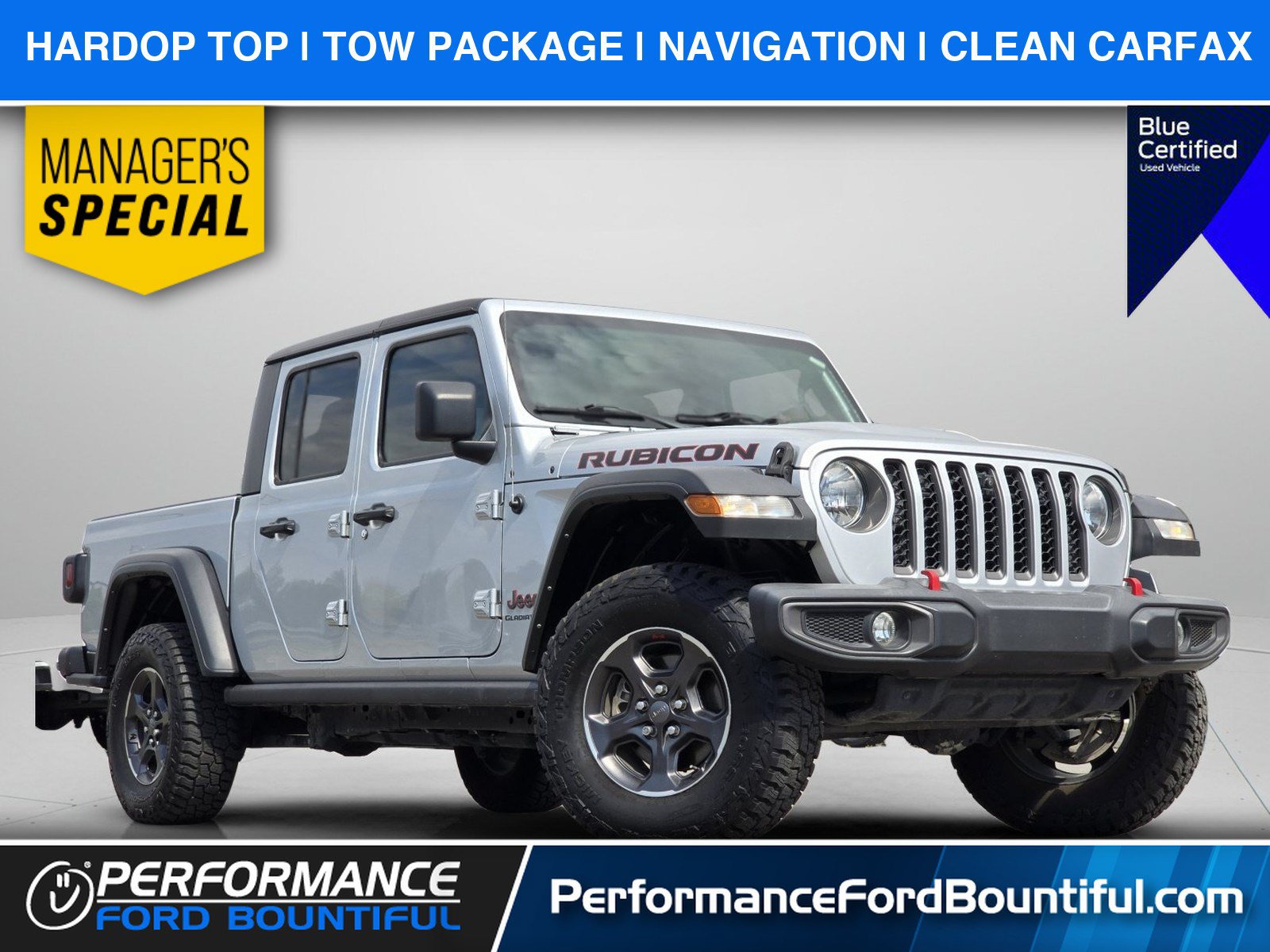 Used 2022 Jeep Gladiator Rubicon w/ Trailer Tow Package AWD/4WD image 1