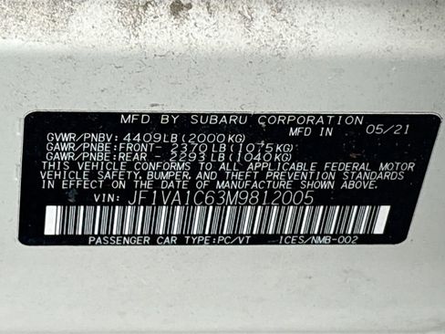 Used 2021 Subaru WRX Premium w/ Popular Package #3 (IZT) image 31