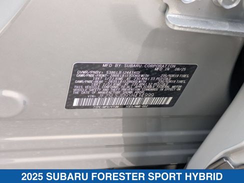 Certified 2025 Subaru Forester Sport AWD/4WD image 34