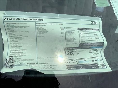 New 2025 Audi A5 2.0T Premium image 18