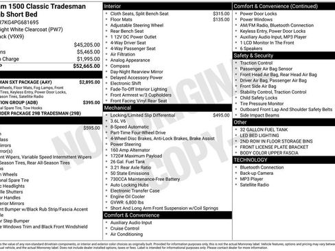 New 2023 RAM 1500 Tradesman w/ Tradesman SXT Package image 33