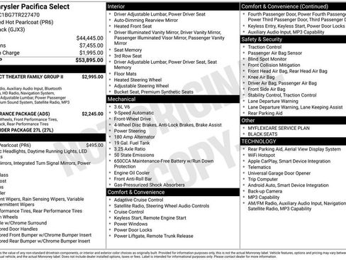 New 2026 Chrysler Pacifica Select FWD image 21