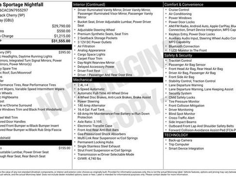 Certified 2022 Kia Sportage Nightfall Edition image 12