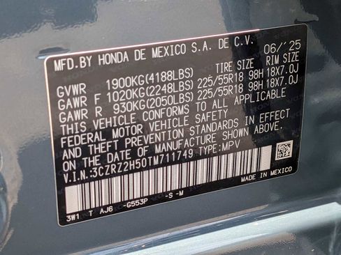 Certified 2026 Honda HR-V Sport image 29