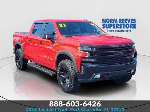 Used 2021 Chevrolet Silverado 1500 LT Trail Boss w/ LT Trail Boss Premium Package AWD/4WD image 1
