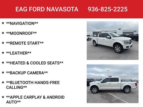 Used 2018 Ford F150 Platinum w/ Equipment Group 701A Luxury image 4