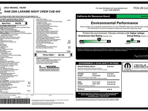 Certified 2023 RAM 2500 Laramie w/ Night Edition AWD/4WD image 4