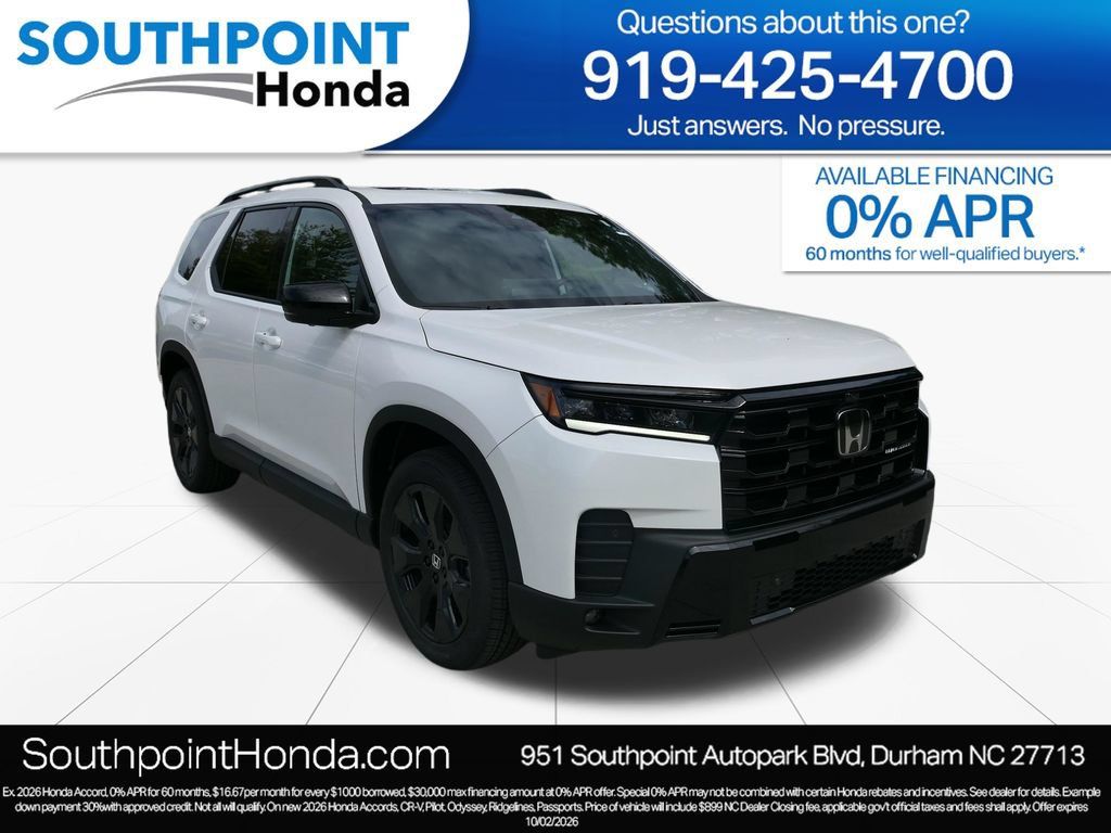 New 2026 Honda Pilot Black Edition image 1