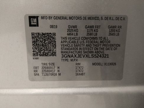 Used 2020 Chevrolet Equinox LT w/ Driver Convenience Package image 33