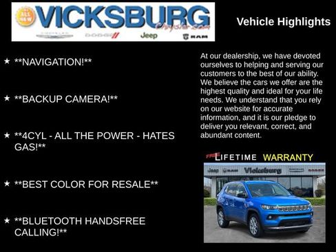 Used 2022 Jeep Compass Latitude AWD/4WD image 7