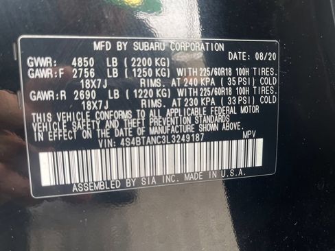 Used 2020 Subaru Outback Limited AWD/4WD image 32