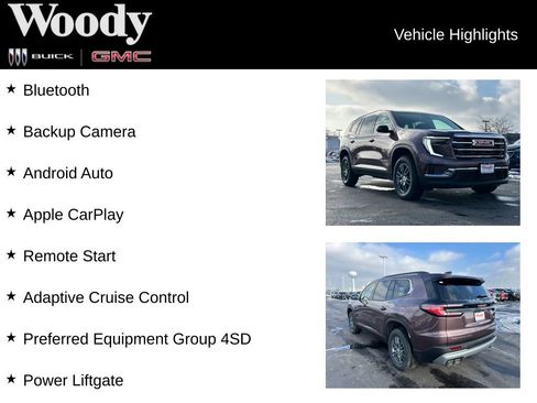 New 2026 GMC Acadia Elevation AWD/4WD image 3