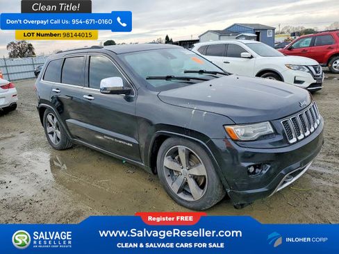 Used 2014 Jeep Grand Cherokee Overland w/ Advanced Technology Group AWD/4WD image 5