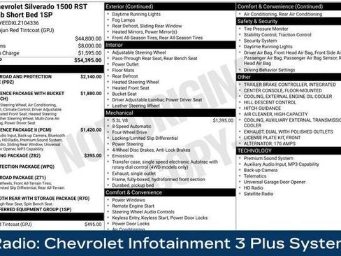 Used 2020 Chevrolet Silverado 1500 RST AWD/4WD image 13