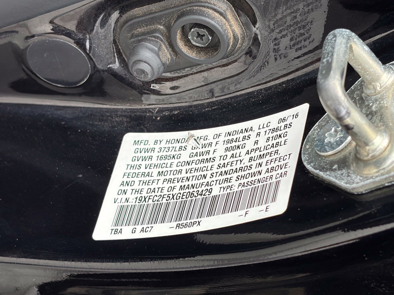 Used 2016 Honda Civic LX image 12