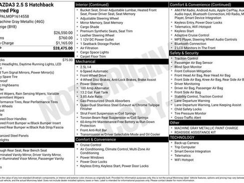 Certified 2023 MAZDA MAZDA3 s image 6