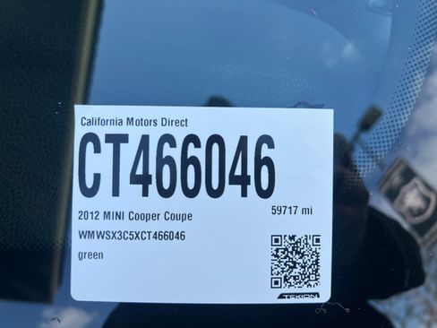 Used 2012 MINI Cooper Coupe S FWD image 17