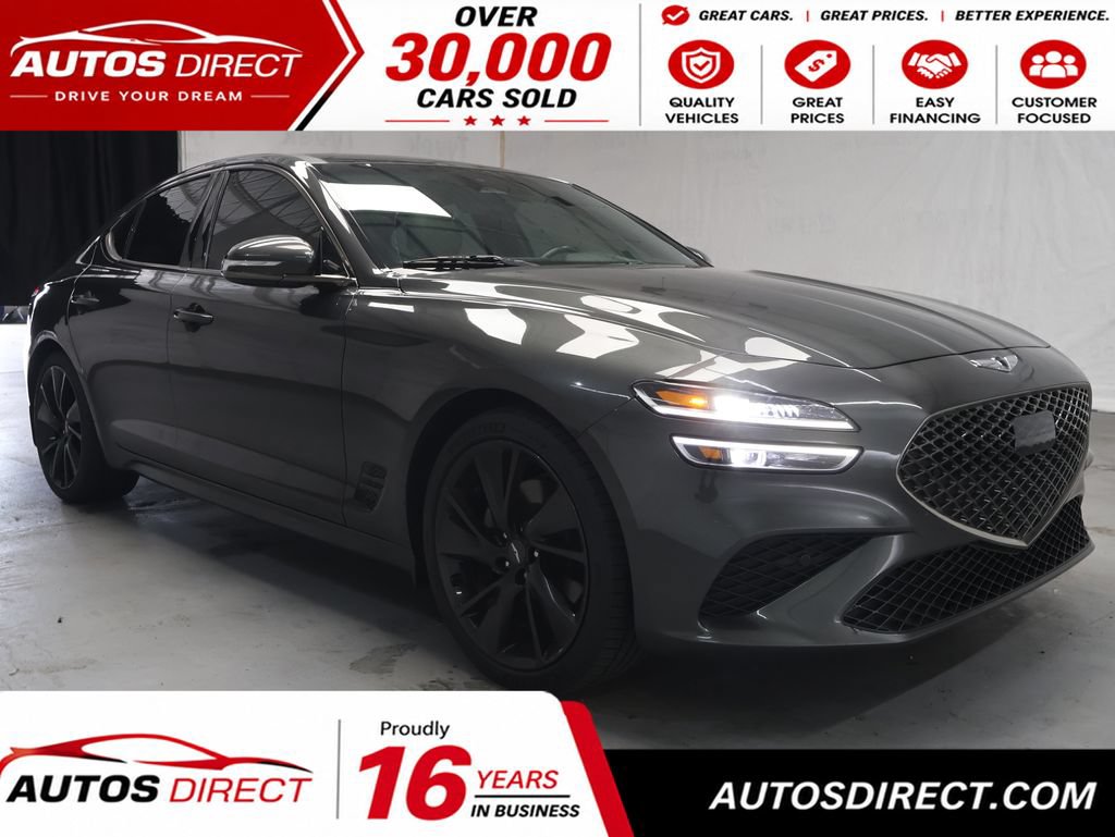 Used 2023 Genesis G70 2.0T w/ Sport Prestige Package RWD image 1
