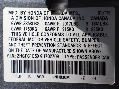 Used 2019 Honda Civic Si image 49
