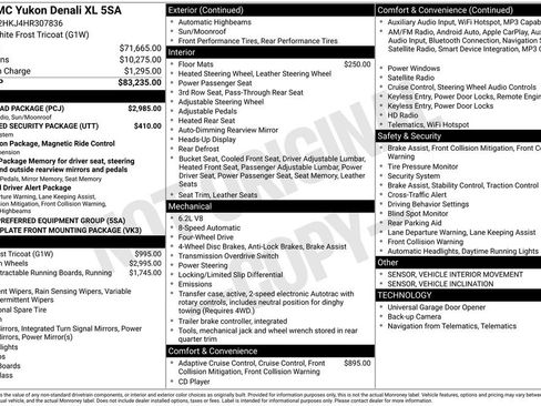 Used 2017 GMC Yukon XL Denali w/ Open Road Package image 7