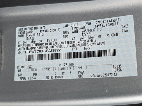 Used 2016 Ford F150 XLT image 32