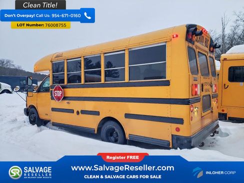 Used 2014 Chevrolet Express 3500 Extended w/ School Bus Package RWD image 4