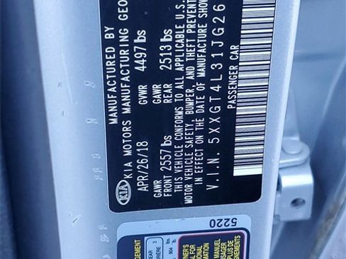Used 2018 Kia Optima LX w/ 17" Alloy Wheels Package image 30