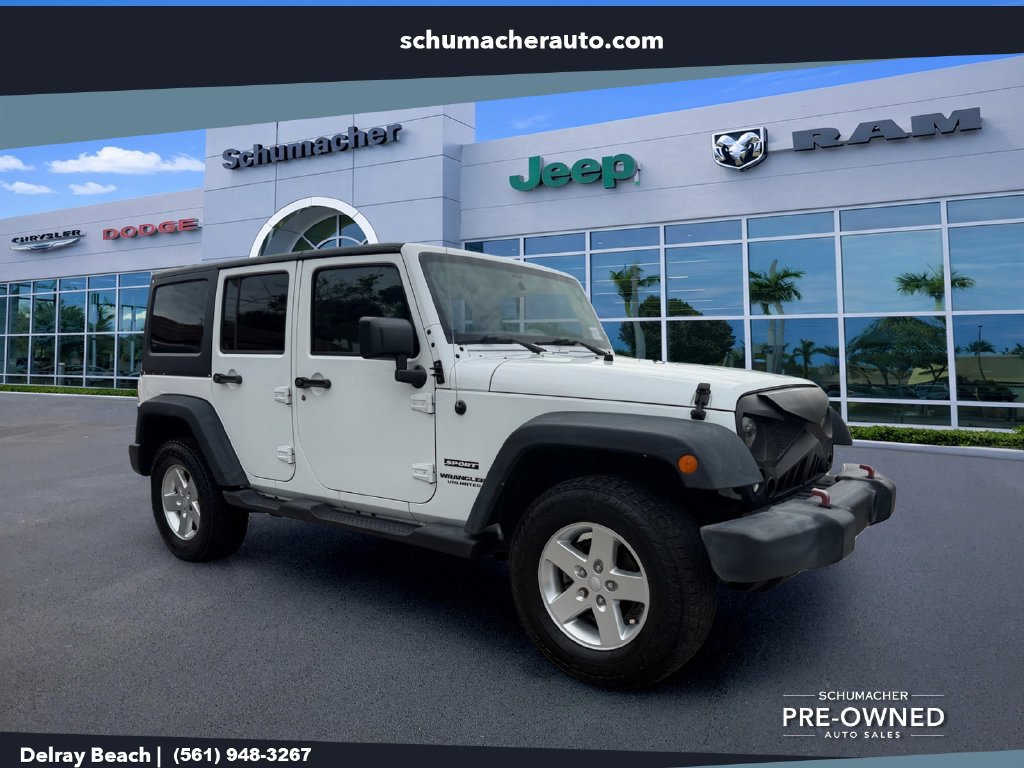 Used 2014 Jeep Wrangler Unlimited Sport w/ Quick Order Package 24S AWD/4WD image 1