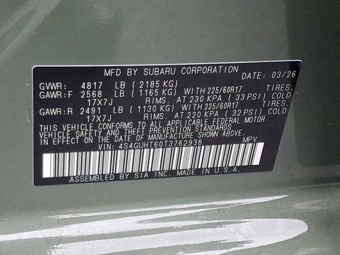 New 2026 Subaru Crosstrek 2.5i Wilderness AWD/4WD image 11
