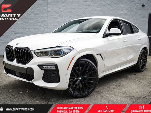 Used 2020 BMW X6 M50i w/ Executive Package AWD/4WD image 1
