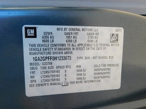 Used 2017 Chevrolet Express 3500 LT w/ LT Preferred Equipment Group image 6