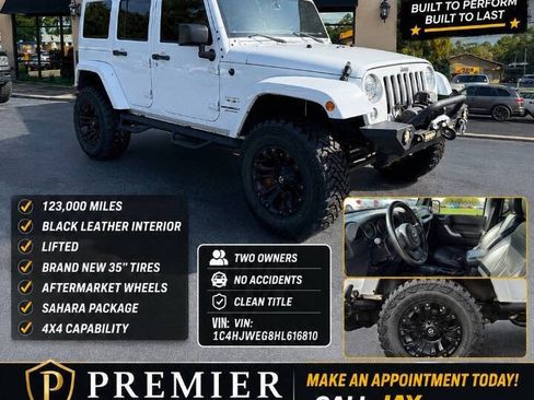 Used 2017 Jeep Wrangler Unlimited Sahara w/ Dual Top Group AWD/4WD image 1