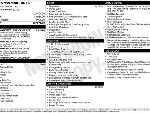 Used 2021 Chevrolet Malibu RS FWD image 7
