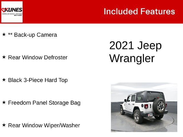 Used 2021 Jeep Wrangler Unlimited Sahara AWD/4WD image 2