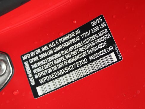 Certified 2025 Porsche 718 Cayman GT4 RS image 29