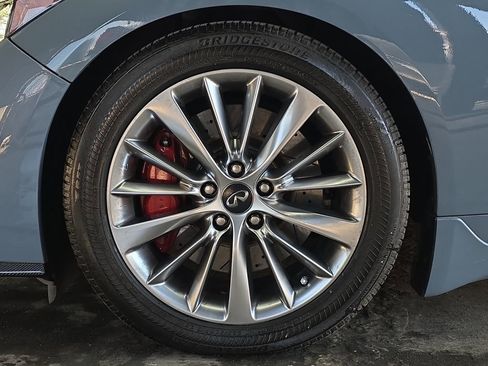 Used 2022 INFINITI Q50 Red Sport 400 w/ Carbon Fiber Package image 25