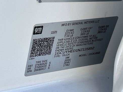 Used 2022 Chevrolet Silverado 1500 High Country w/ Technology Package image 33