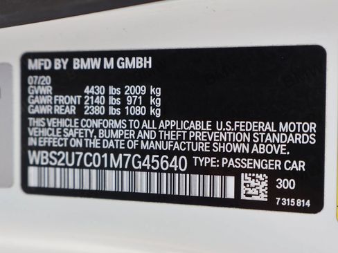 Used 2021 BMW M2 Competition w/ Executive Package RWD image 42