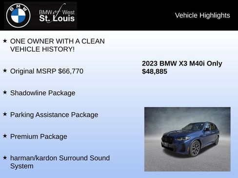 Used 2023 BMW X3 M40i image 8