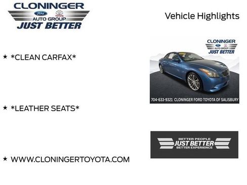 Used 2011 INFINITI G37 Convertible w/ Premium Pkg RWD image 3