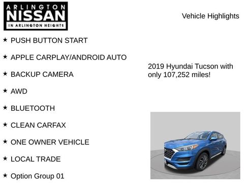 Used 2019 Hyundai Tucson SEL w/ Cargo Package AWD/4WD image 7