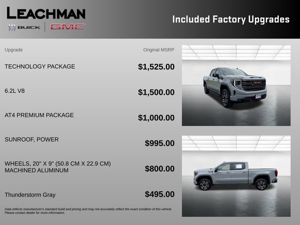 Certified 2024 GMC Sierra 1500 AT4 w/ Technology Package AWD/4WD image 10