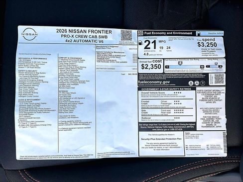 New 2026 Nissan Frontier Pro-X image 21