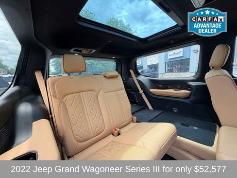 Used 2022 Jeep Grand Wagoneer Series III w/ Rear Seat Video Group 1 AWD/4WD image 14