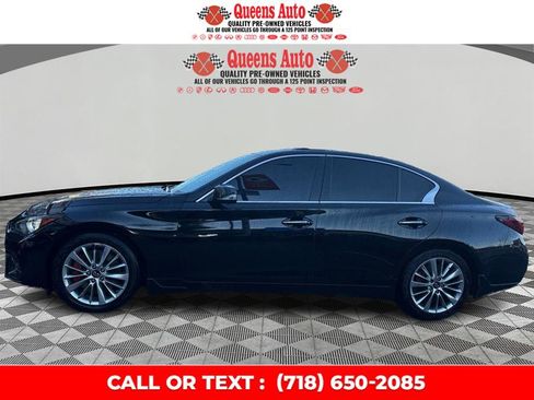 Used 2021 INFINITI Q50 Luxe w/ Cargo Package AWD/4WD image 3