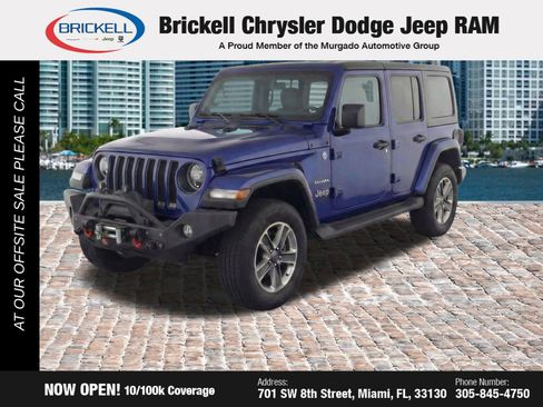 Used 2018 Jeep Wrangler Unlimited Sahara AWD/4WD image 1